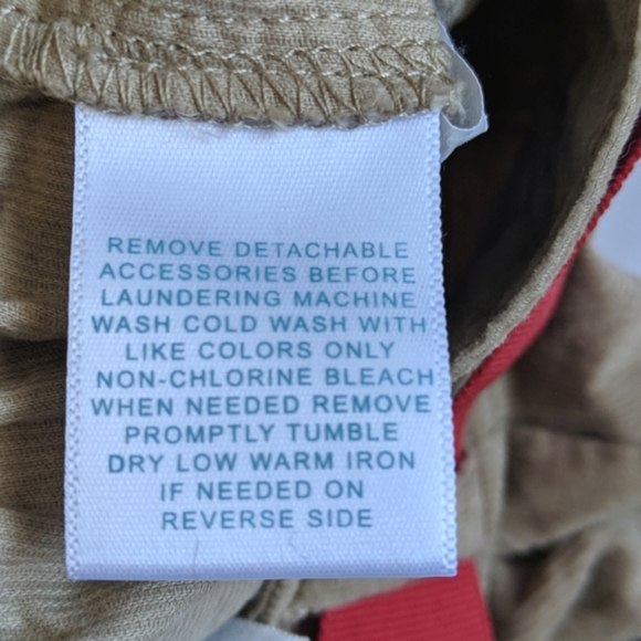 chaps matching holiday outfit set red plaid shirt & corduroy pants 3 months baby - Picture 8 of 8